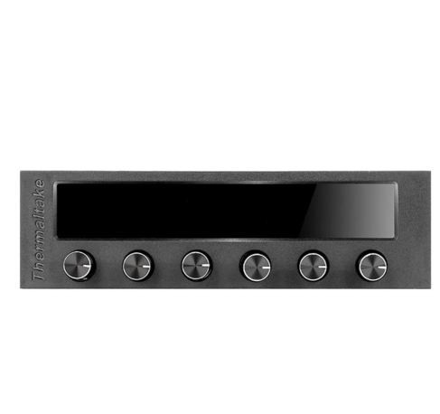 ZXaYBrEaaE-gx2fTQPHSzQ.c-r__10286.1708127501-1.jpg AC-024-BN1NAN-A1 | Thermaltake | COMMANDER F6 fan speed controller 6 channels LCD Black - Image 1