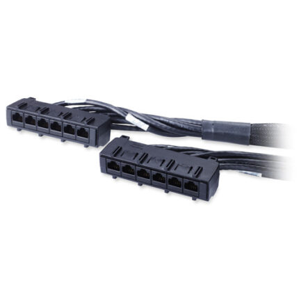 DDCC6-040 | APC | 40ft Cat6 UTP, 6x RJ-45 - 6x RJ-45 networking cable Black 479.9" (12.2 m) U/UTP (UTP)