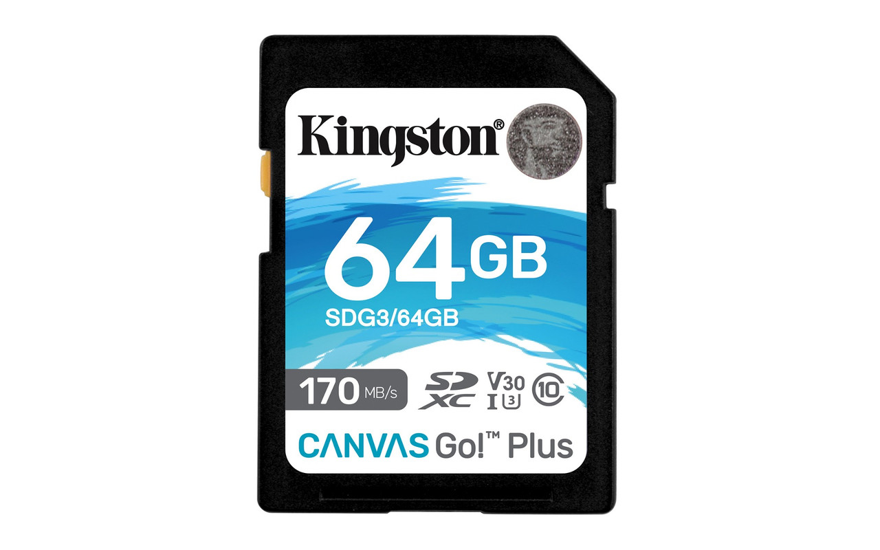 ZsGmQr3bYES7FarvPDD2Nw.c-r__71664.1708121198-2.jpg SDG3/64GB | Kingston Technology | Canvas Go! Plus 64 GB SD UHS-I Class 10 - Image 1