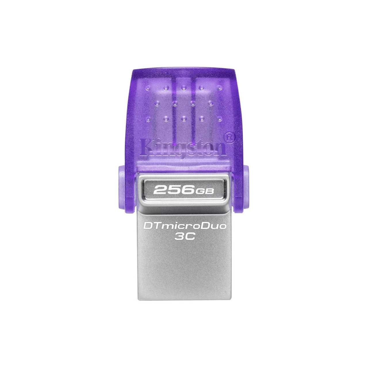 arE9h_YzAkOaioyVnSf99g.c-r__54446.1708121254.jpg DTDUO3CG3/256GB | Kingston Technology | DataTraveler microDuo 3C USB flash drive 256 GB USB Type-A / USB Type-C 3.2 Gen 1 (3.1 Gen 1) Stainless steel, Purple - Image 1