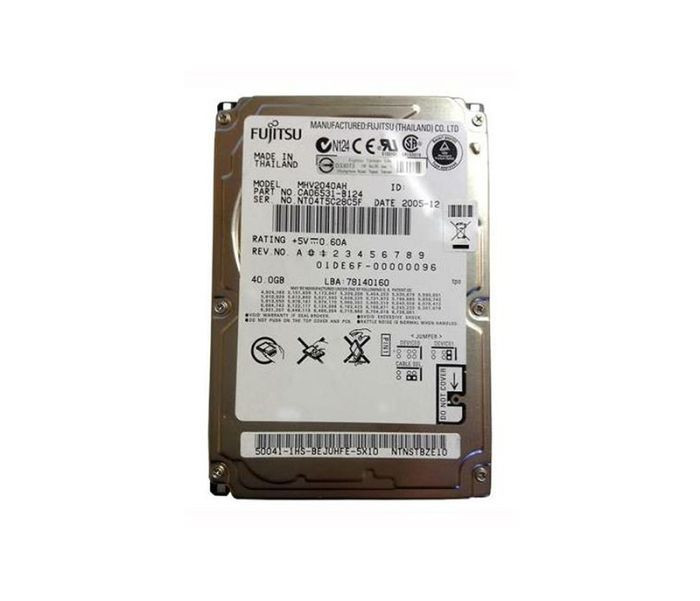 ca06531-b124-o_ml7g2vcerrusd1av__00871.1696345482.jpg CA06531-B124 | FUJITSU | MOBILE 40GB 5400RPM ATA-100 8MB CACHE 2.5-INCH INTERNAL HARD DISK DRIVE - Image 1