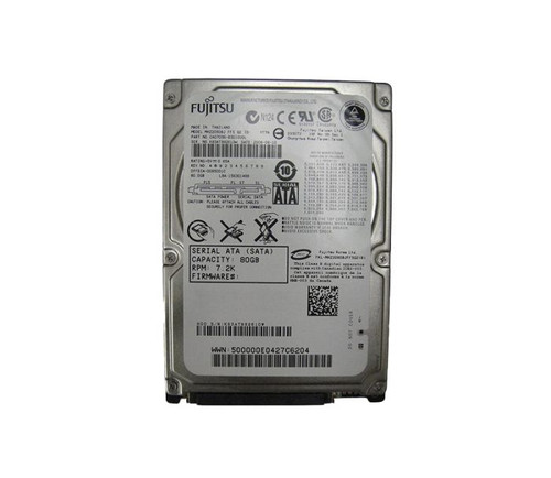 ca07096-b32100dl-o_aflv706ax11hj1dy__83860.1696346083.jpg CA07096-B32100DL | FUJITSU | MOBILE 80GB 7200RPM SATA 3GB/S 16MB CACHE 2.5-INCH HARD DRIVE - Image 1