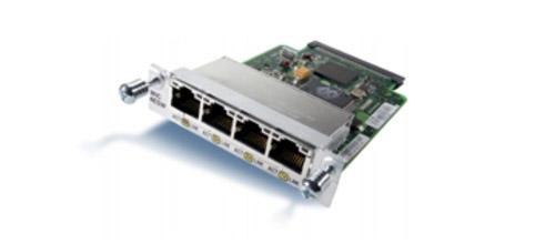 cbb236a688009d62945ba576d97c0f33__27643.1696269086.jpg WIC-4ESW | CISCO | 4-Ports 10/100Base-Tx Fast Ethernet Switch Wan Interface Card (Refurbished) - Image 1