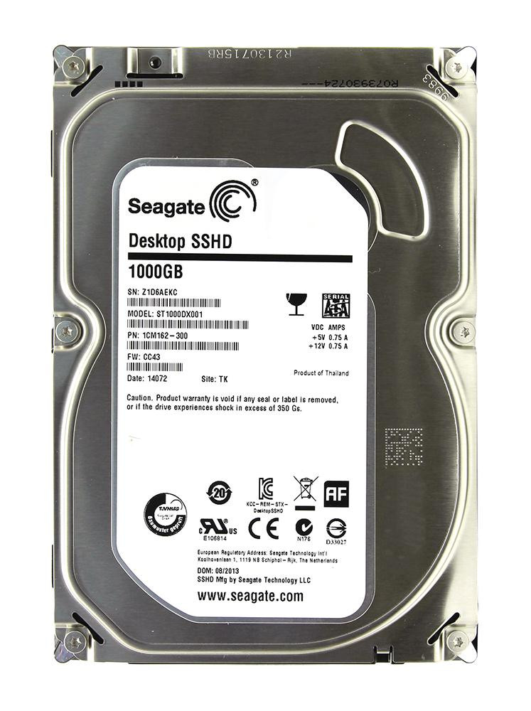 d3a44e51a6cff54f33d4679f975b76b4__45623.1698706001.jpg ST1000DX001 | Seagate | Desktop Sshd 1Tb 7200Rpm Sata 6Gbps 64Mb Cache 8Gb Ssd 3.5-Inch Internal Hybrid Hard Drive - Image 1