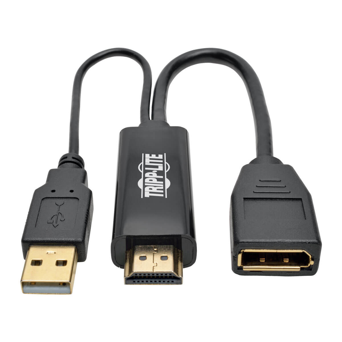 dFh4AgD4bEKW7gjucWG4bg.c-r__26927.1708129328.jpg P130-06N-DP-V2 | Tripp Lite | video cable adapter 5.91" (0.15 m) HDMI DisplayPort Black - Image 1