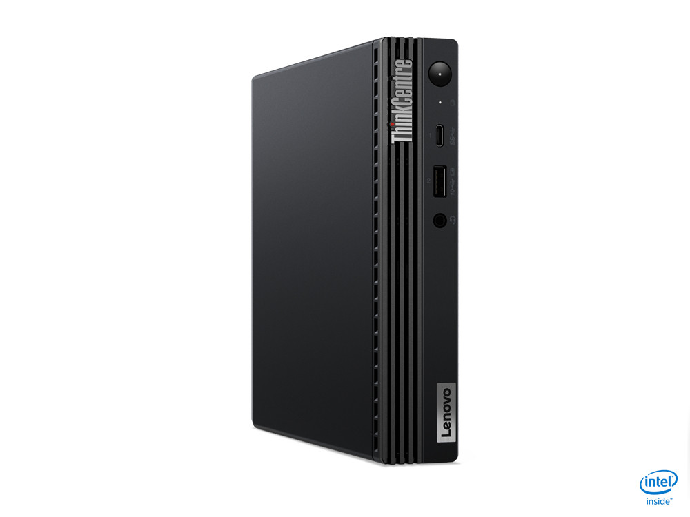 dNjoYwRqCU2ZyLwkW5cx7A.c-r__76664.1708122396-1.jpg 11DT0075US | Lenovo | ThinkCentre M70q i7-10700T mini PC Intel? Core? i7 16 GB DDR4-SDRAM 1000 GB SSD Windows 10 Pro Black - Image 1