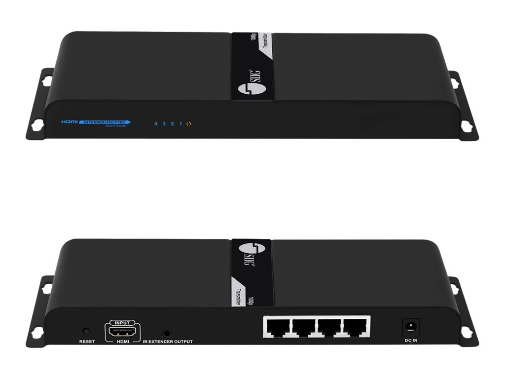 dab57ade-fedb-4874-8111-6d19635144fd__63350.1769105342.jpg CE-H23U11-S1 | SIIG| 4-Port HDMI Splitter over Cat6 Extender - Image 1