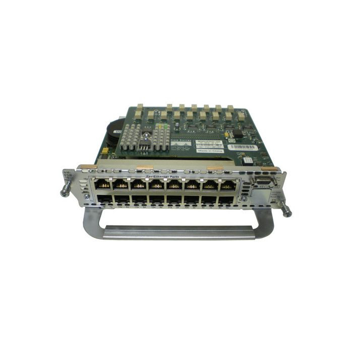 dm-nm-16esw73-6590-02__11383.1696269748.jpg NM-16ESW73-6590-02 | CISCO | 16-Ports Rj-45 10Baset/100Basetx 100Mbps Autosensing Ports Ethernet Switch - Image 1