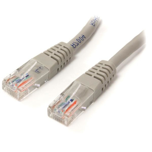 eMEBod6qwUeGdZpXFpKwgA.c-r__14695.1708124670.jpg M45PATCH100G | StarTech.com | 100 ft Gray Molded Category 5e (350 MHz) UTP Patch Cable networking cable 1200" (30.5 m) - Image 1
