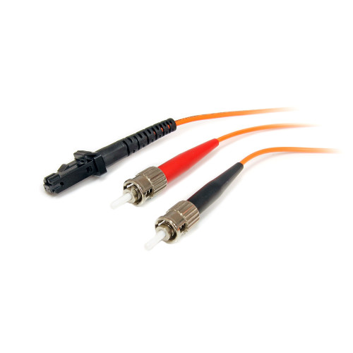 f6Gq1uZgN0y_i9V4K1jHVg.c-r__17144.1708125252.jpg FIBMTST1 | StarTech.com | fiber optic cable 39.4" (1 m) MT-RJ ST OM1 Orange - Image 1