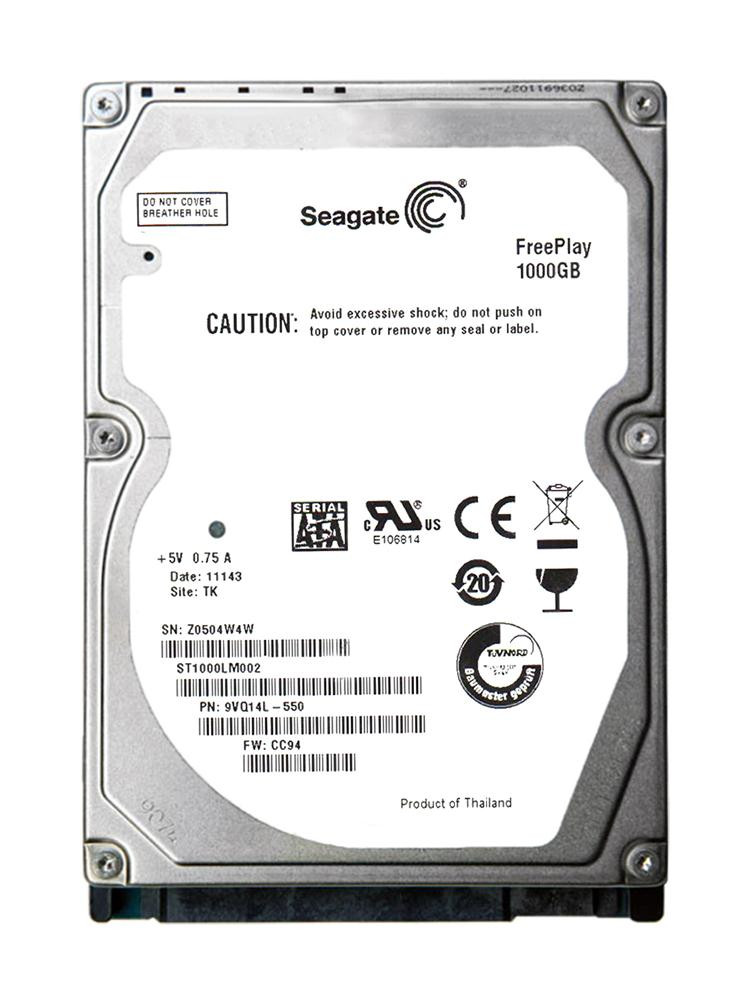 f99a78c78eef814bf8fa69496e17babe__12328.1698709460.jpg ST1000LM002 | Seagate | Freeplay 1Tb 5900Rpm Sata 3Gbps 32Mb Cache 2.5-Inch Internal Hard Drive - Image 1