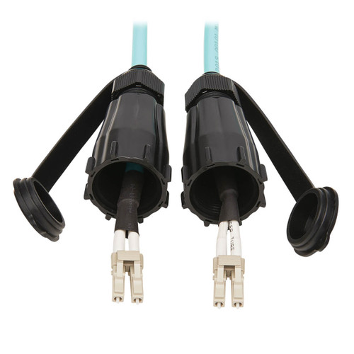 h6_lAJQjr0iCoK_8DZJ1SQ.c-r__58243.1708128986.jpg N820-05M-IND | Tripp Lite | fiber optic cable 196.9" (5 m) LC OM3 Aqua color - Image 1