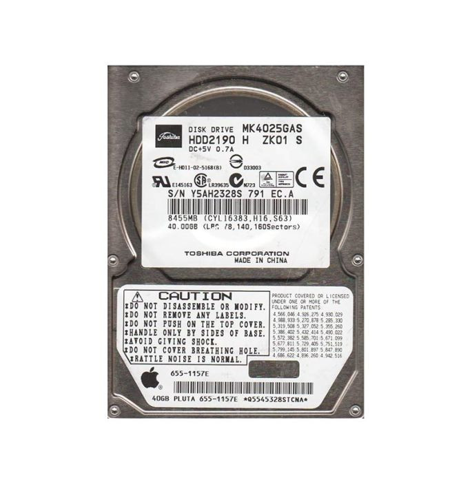 hdd2190-o_sbw96rchjppx2pyk__09918.1696345524.jpg HDD2190 | TOSHIBA | 40GB 4200RPM IDE ULTRA ATA-100 8MB CACHE SUPER SLIMLINE 9.5MM 2.5-INCH NOTEBOOK HARD DRIVE - Image 1