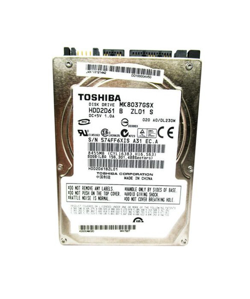 hdd2d61-o_nzwirykrq5ici6ky__46105.1696345836.jpg HDD2D61 | TOSHIBA | 80GB 5400RPM SATA 3GB/S 8MB CACHE 2.5-INCH HARD DRIVE - Image 1