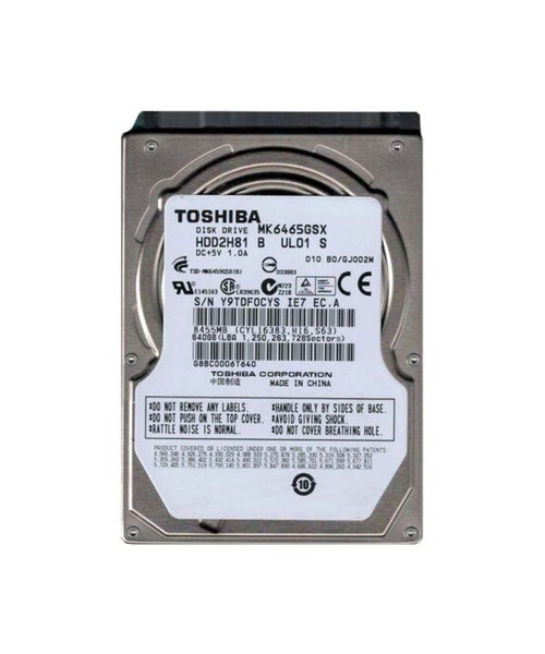 hdd2h81m-o_39pwkevryhbprozl__49815.1696345961.jpg HDD2H81M | TOSHIBA | 640GB 5400RPM SATA 3GB/S 8MB CACHE 2.5-INCH HARD DRIVE - Image 1
