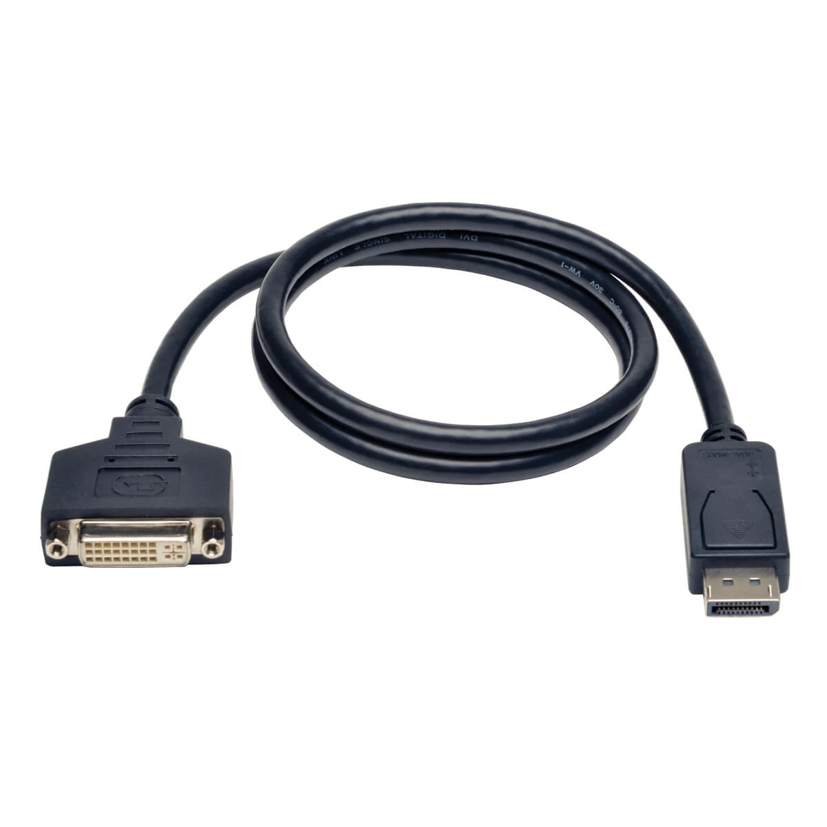 iWmJa81Wh0mjxI8WrdidHw.c-r__08400.1708129336.webp P134-003 | Tripp Lite | video cable adapter 39.4" (1 m) DisplayPort DVI-I Black - Image 1