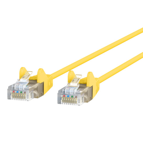 iiGUv4cIj0-NKIafXSfEug.c-r__14356.1708117042.jpg CE001B50-YLW-S | Belkin | networking cable Yellow 600" (15.2 m) Cat6 U/UTP (UTP) - Image 1