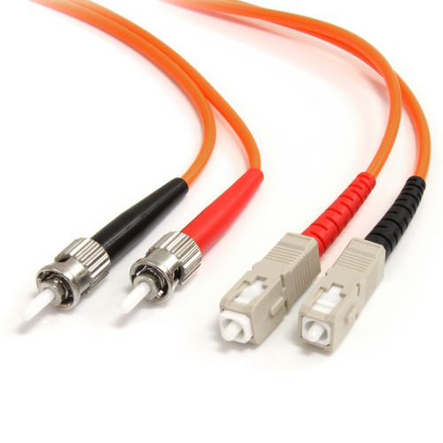 iu8ckz6_BE2-jh51mOraBw.c-r__58619.1708125257.jpg FIBSTSC2 | StarTech.com | fiber optic cable 78.7" (2 m) ST SC OM1 Orange - Image 1