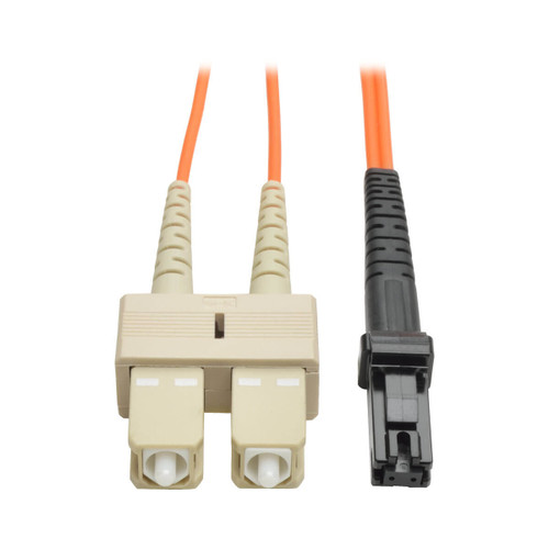 jrb9UrFCIkaUV_FndfAyiA.c-r__73221.1708128675.jpg N310-010 | Tripp Lite | fiber optic cable 118.1" (3 m) MT-RJ 2x SC OFNR Beige, Black, Orange - Image 1