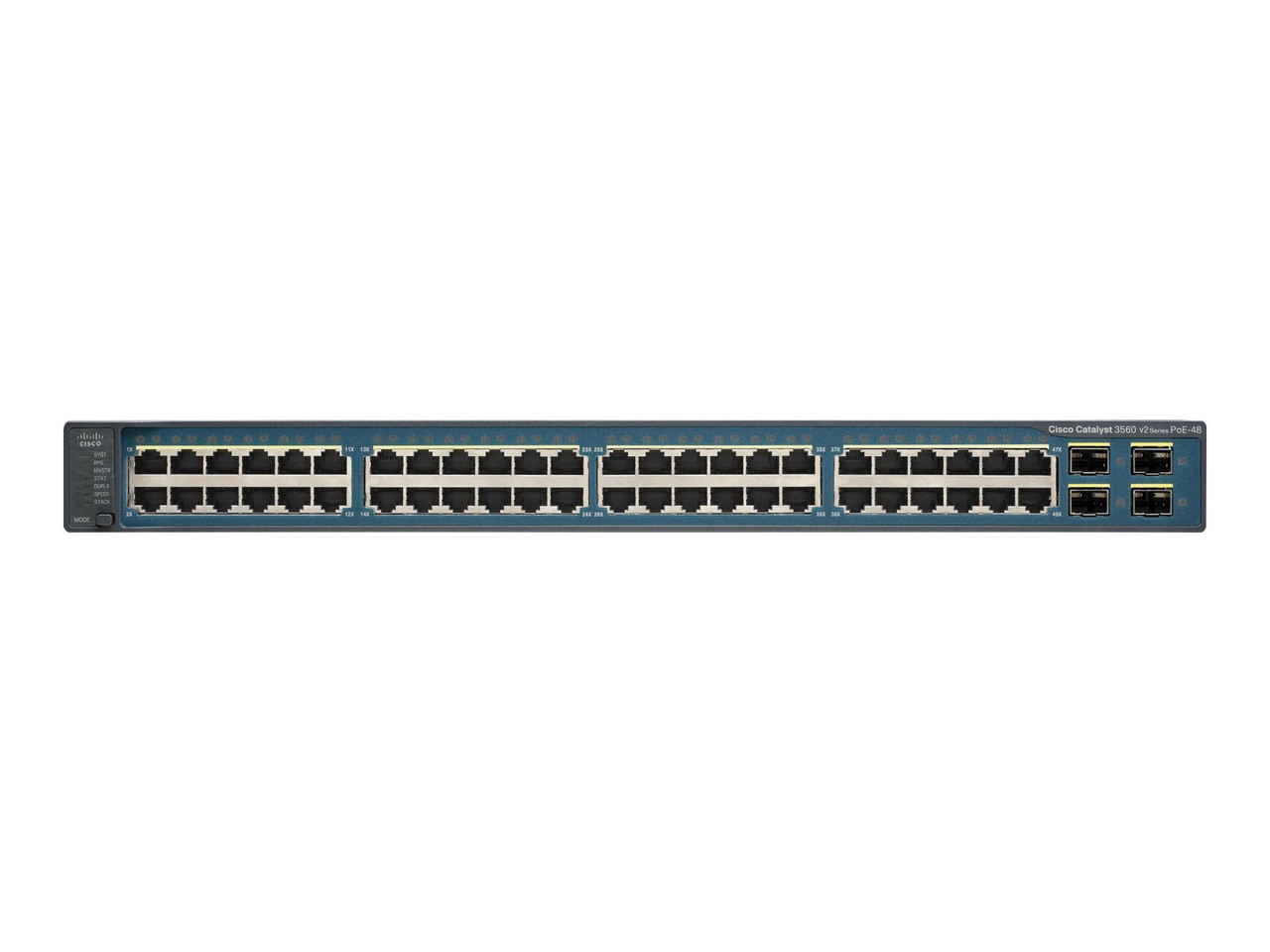 kn9UqHyNKkiyxwAHnn38bA.c-r__64976__85072.1698770826.jpg WS-C3560V248PSS - Cisco CATALYST 3560V2 48 10/100POE+4SFP+IPBSTA - Image 1
