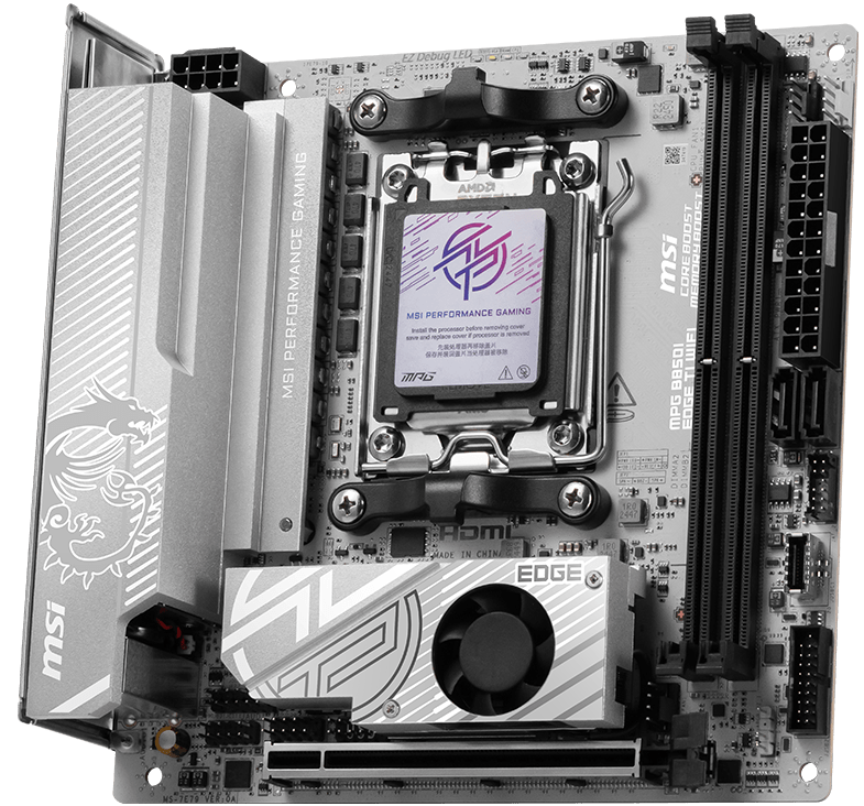 kv__31350.1769105252-1.png MPG B850I EDGE TI WIFI | MSI| AM5 Dual Channel DDR5 8200+ MT/s OC SATA 6GB High-s - Image 1