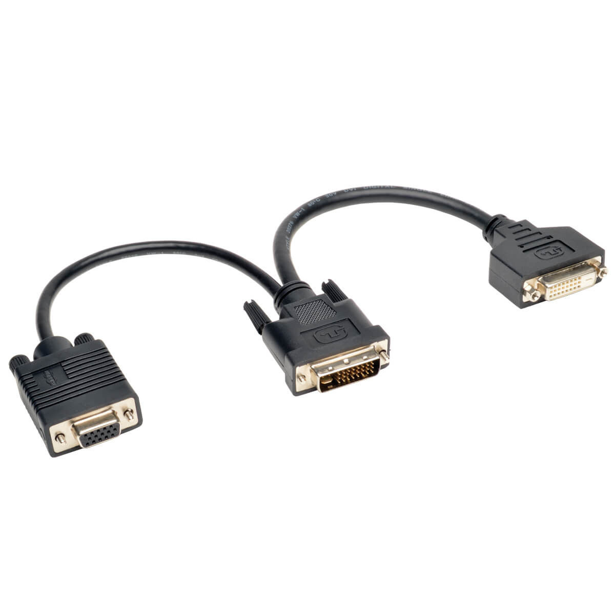 l_7T5ig1DkuIoTelNJ0MvA.c-r__33449.1708129423.jpg P564-06N-DV | Tripp Lite | video cable adapter 5.91" (0.15 m) DVI-I DVI-D + VGA (D-Sub) Black - Image 1
