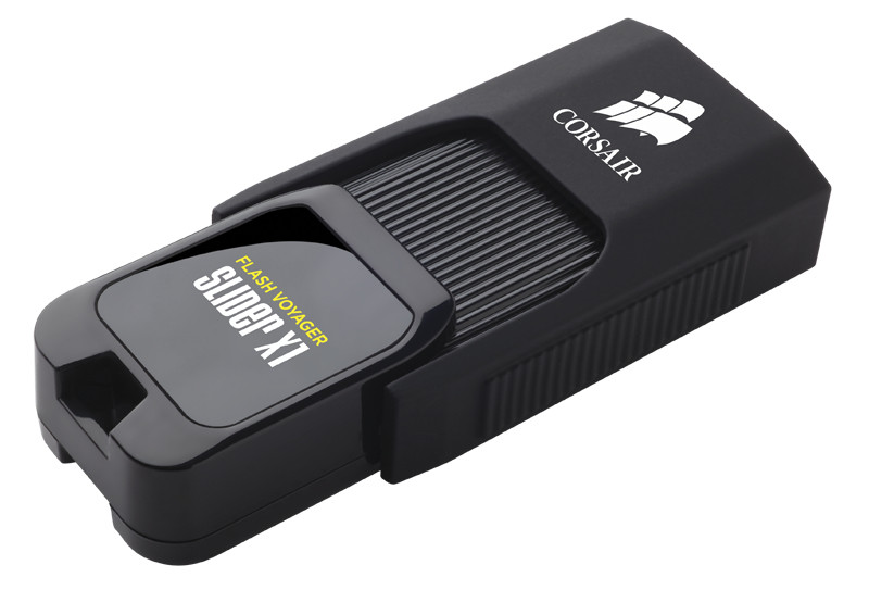 lyT0oImGyUeKGorWswdt_w.c-r__55457.1708117906.jpg CMFSL3X1-128GB | Corsair | Voyager Slider X1 128GB USB flash drive USB Type-A 3.2 Gen 1 (3.1 Gen 1) Black - Image 1