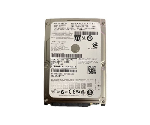mja2080bh-o_5b4dun1cqgq7tki8__64610.1696345948.jpg MJA2080BH | FUJITSU | MOBILE 80GB 5400RPM SATA 3GB/S 8MB CACHE 2.5-INCH HARD DRIVE - Image 1