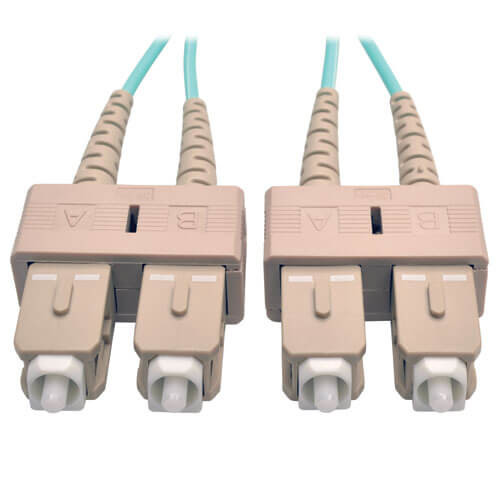 ngYlS1DpF0aBgD8Tm1AqWQ.c-r__75319.1708128970.jpg N806-15M | Tripp Lite | fiber optic cable 590.6" (15 m) 2x SC OM3 Beige, Turquoise - Image 1