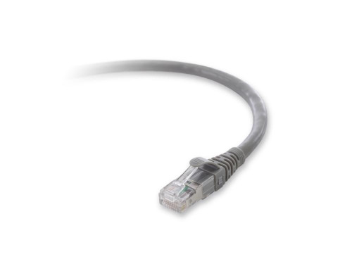 qFZfU_vEAkWTv50qmb9khg.c-r__79529.1708116933.jpg F2CP003-07GY-LS | Belkin | Cat. 6a Patch Cable, RJ-45 Male, RJ-45 Male, 7ft, Gray networking cable 82.7" (2.1 m) - Image 1