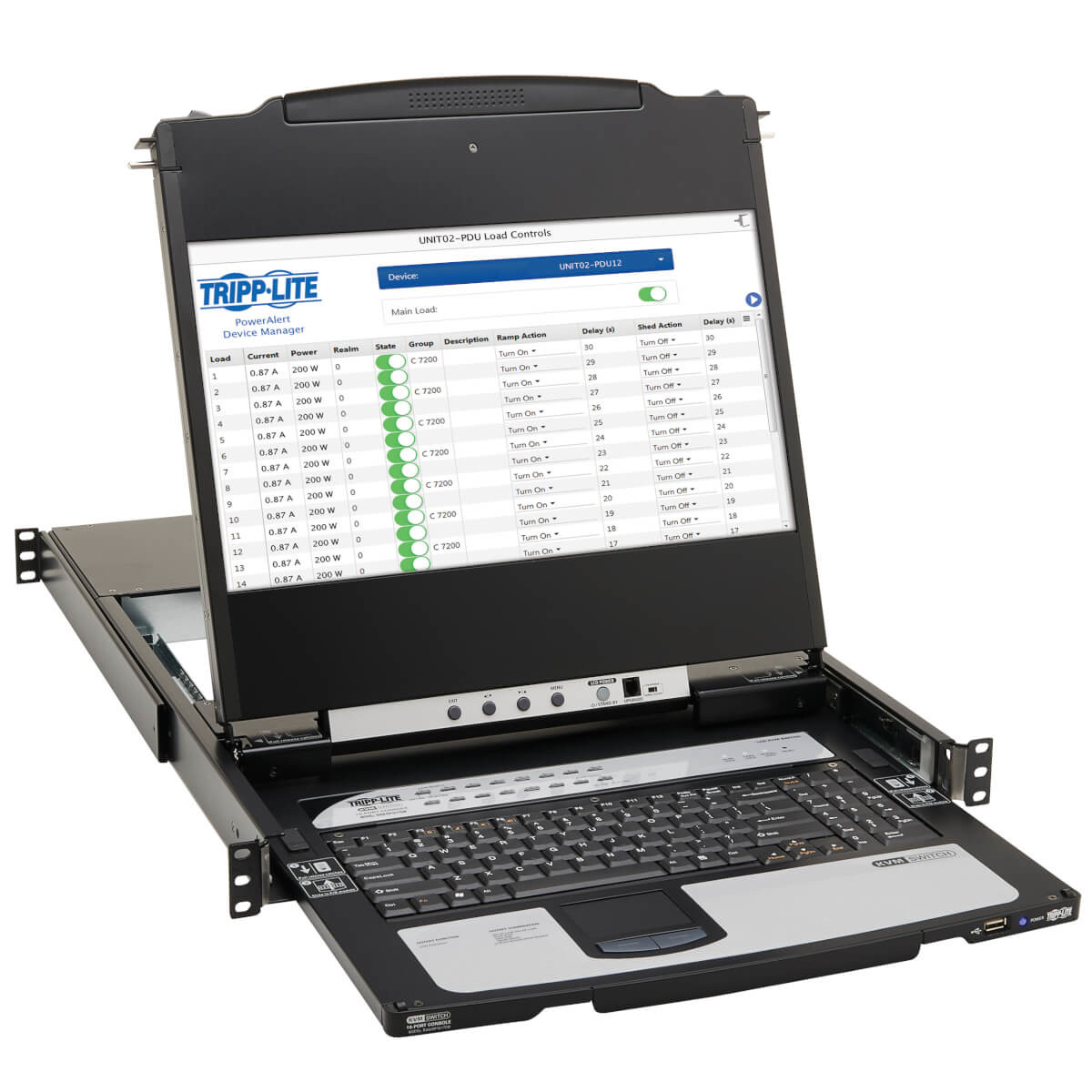 qmz4BriShUGnATkEDHuRfQ.c-r__76301.1708128037.jpg B030-DP16-17DIP | Tripp Lite | KVM switch Rack mounting Black - Image 1
