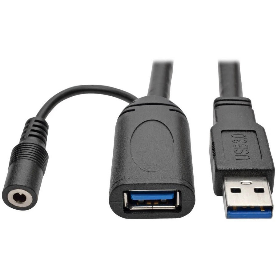 s-l1600__01211.1772479436.jpg U33020M | Tripp Lite | 20M 65ft USB 3.0 SuperSpeed Active Extension Repeater Cable - Image 1