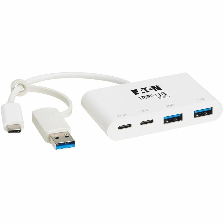 s-l1600__11760.1772479411.jpg U4600042A2C3 | Tripp Lite | 4-Port USB-C Hub 2 USB-A & 2 USB-C Ports Thunderbolt - Image 1