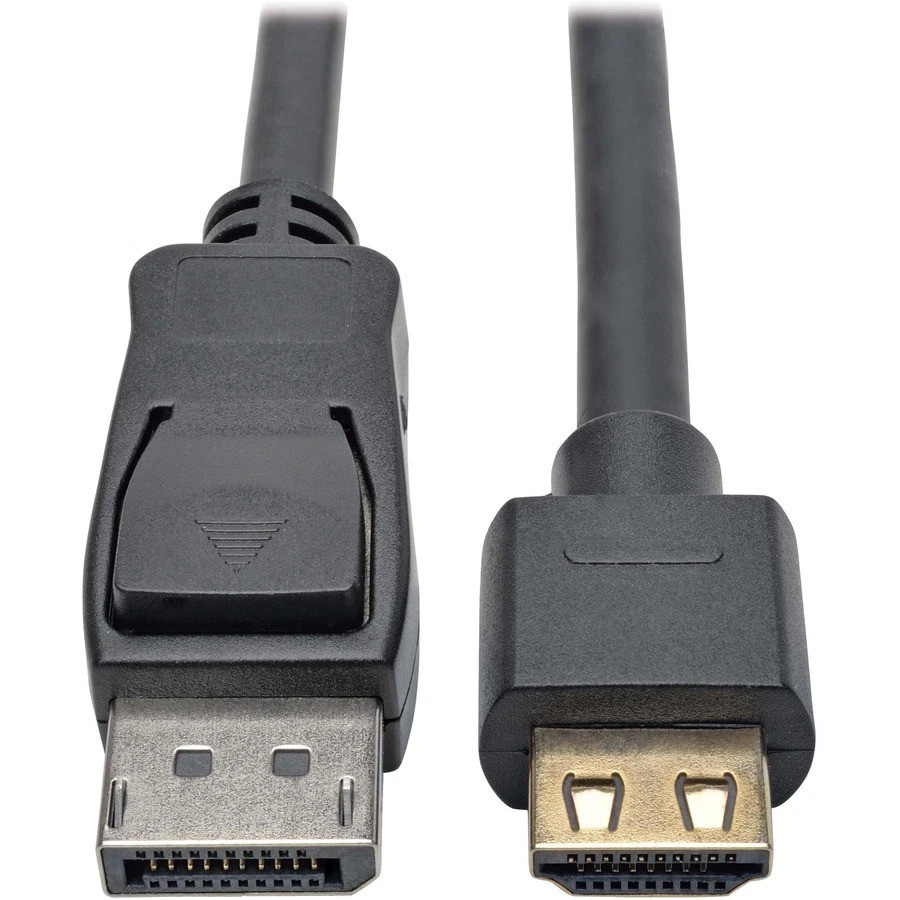 s-l1600__25878.1772479386.jpg P582003HDV4A | Tripp Lite | 3ft DisplayPort 1.4 to HDMI Active Adapter Cable - Image 1
