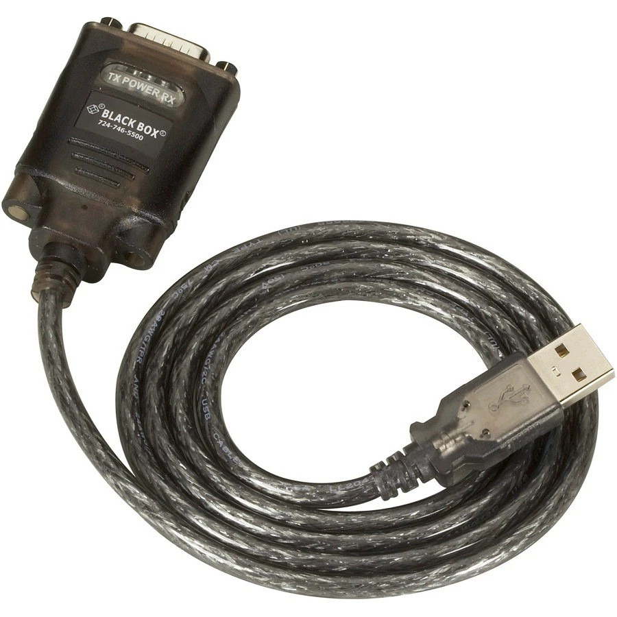 s-l1600__53309.1772479307.jpg IC199AR4 | Black Box | USB to RS-232 Converter DB9 1-Port - Image 1