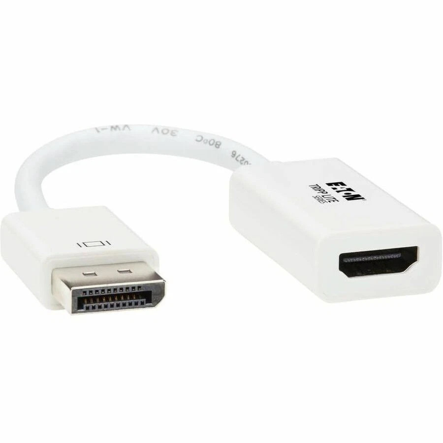 s-l1600__66514.1772479381.jpg P13606NH2V2 | Tripp Lite | 6" DisplayPort 1.2 to HDMI Active Converter M/F - Image 1