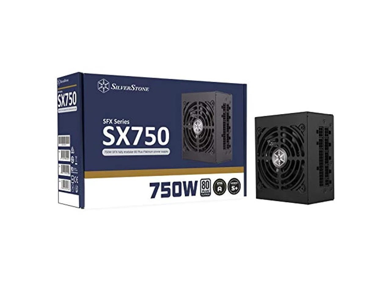 s-l1600__91713.1772479669-1.jpg RNAB08PHGCDZH | SilverStone | sx750 platinum 750w sfx fully modular 80 plus platinum power supply - Image 1