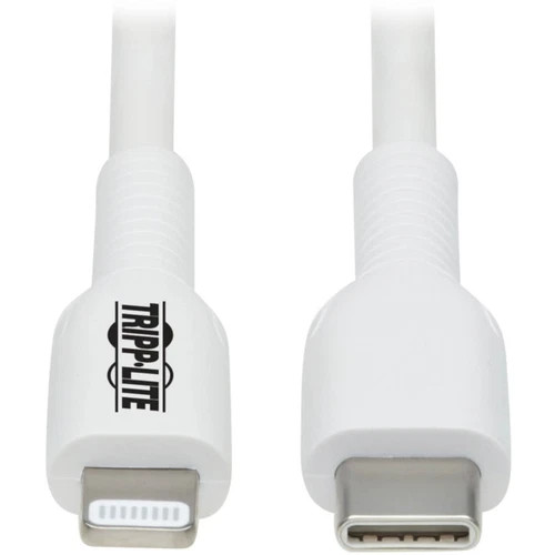 s-l500__04545.1772479376.jpg M102AB02MWH | Tripp Lite | Safe-IT 2M Lightning USB-C Data Transfer Cable - Image 1