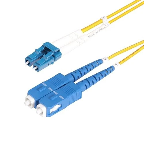 s-l500__14696.1772478067-1.jpg SMLCSC-OS2-15M | StarTech | 15m 49.2ft LC to SC UPC OS2 Single Mode Duplex Fiber Optic Cable - Image 1
