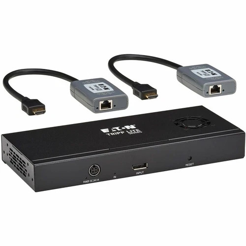 s-l500__18601.1772478819.jpg B156E002H8KK | Tripp Lite | 2-Port DisplayPort to HDMI Splitter/Extender Kit over Cat6 - Image 1