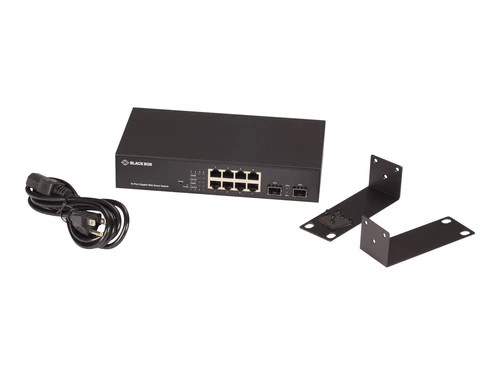 s-l500__19596.1772478650.jpg LGB710A | Black Box | LGB700 Series Web Smart Gigabit Ethernet Switch SFP - Image 1