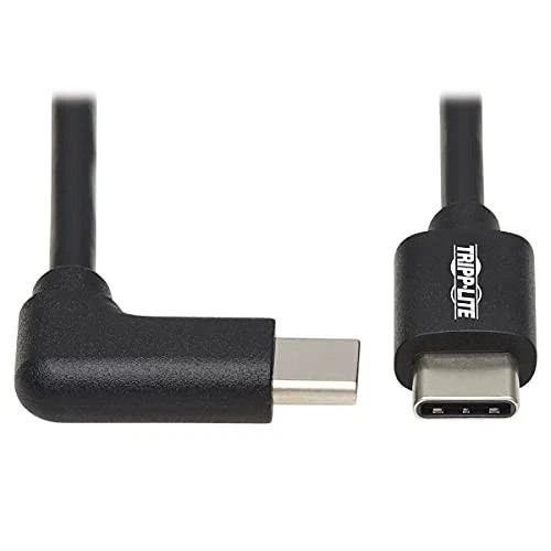 s-l500__22699.1772479425.jpg U040-01M-C-RA | Tripp Lite | USB C USB 2.0 60W PD Charging Right-Angle Charging Cable - Image 1