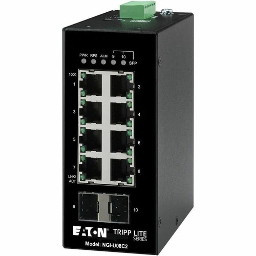 s-l500__31709.1772478653.jpg NGIU08C2 | Tripp Lite | Ethernet Switch Unmanaged 8Port Industrial DIN Mount - Image 1