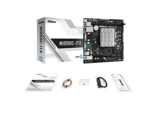 s-l500__38614.1772478413-1.jpg N100DC-ITX | Intel | ASRock Quad-Core Processor N100 Up to 3.4 GHz DDR4- 2 SATA3 - Image 1