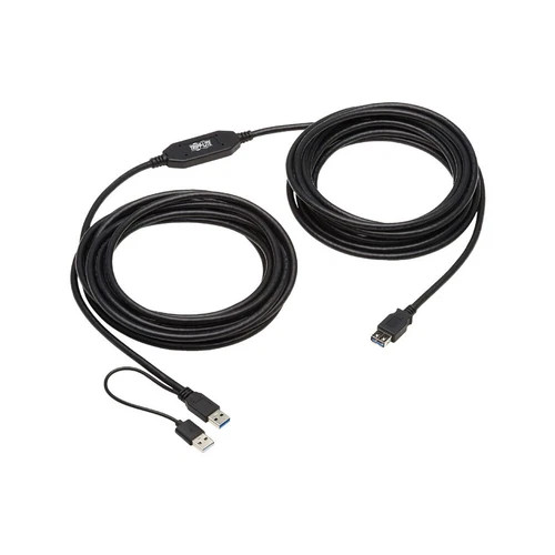 s-l500__53358.1772479410.jpg U33010M1 | Tripp Lite | 32.8ft USB 3.2 Gen 1 Active Extension Repeater Cable - Image 1