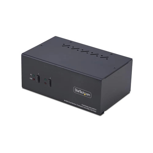 s-l500__57741.1772478551.jpg P2ADDH462-KVM-SWITCH | StarTech | 2-Port Dual-Monitor DisplayPort and HDMI KVM Switch 4K 60Hz - Image 1