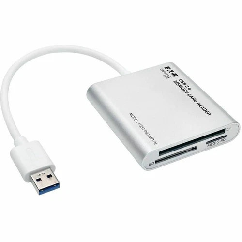 s-l500__61765.1772478745-1.jpg U352000MDAL | Tripp Lite | USB 3.0 SuperSpeed Multi-Drive Memory Card Reader/Writer Aluminum - Image 1
