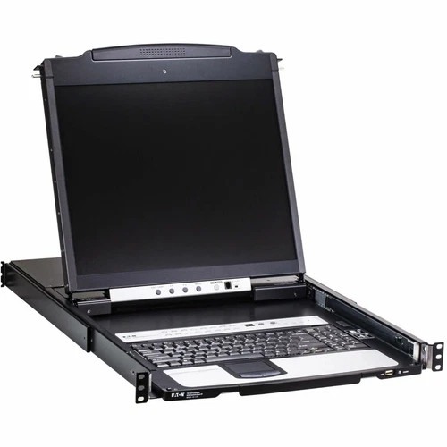 s-l500__65026.1772478553.jpg B064C-16-1-IP | Tripp Lite | Eaton 16-Port Cat5 KVM over IP Switch 19 in. LCD 1 Remote or 1 Local User 1U - Image 1