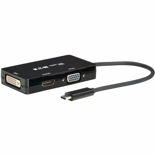 s-l500__71634.1772479453.jpg U44406NHDV4K6B | Tripp Lite | USB C MULTIPORT Adapter M/3XF 4K60HZ HDMI 1080P VGA + DVI - Image 1