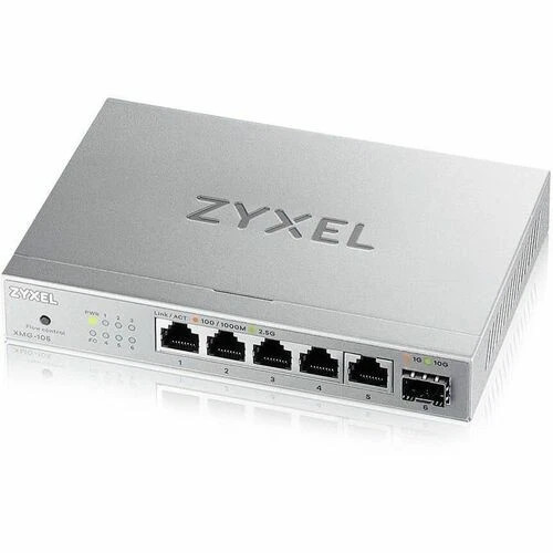 s-l500__77676.1772478699.jpg XMG105 | Zyxel | 8-Port 2.5Gb MultiGig Ethernet Unmanaged Switch 5 x 100/1G/2.5G Ports + - Image 1